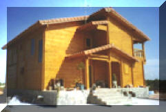 CASA DE MADERA . CONSTRUCCION DE UNA VILLA DE MADERA